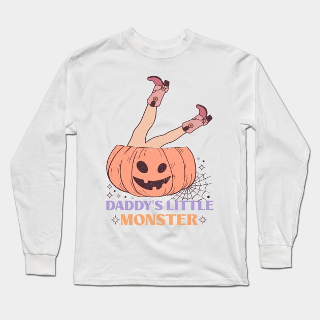 Halloween for girls Long Sleeve T-Shirt by Positively Petal Perfect 